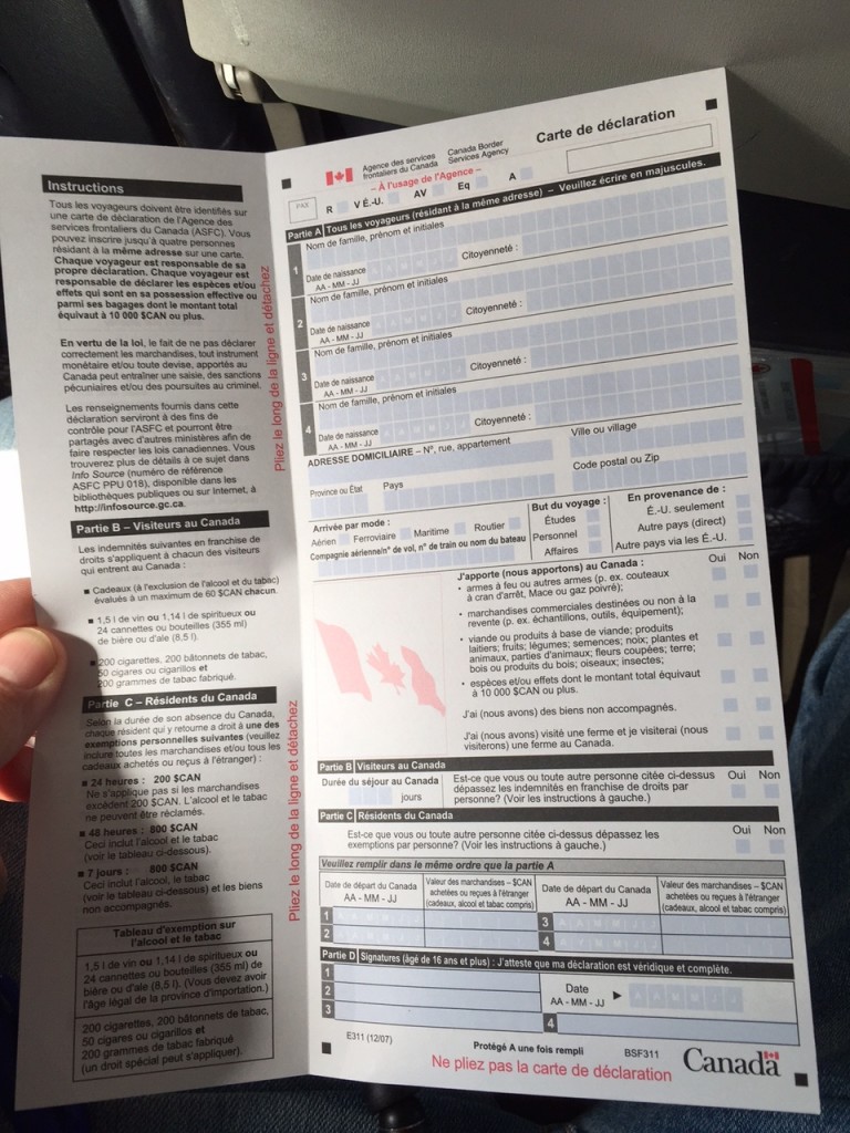 Canada Customs Declaration Form 2025 - Leesa Kerrin